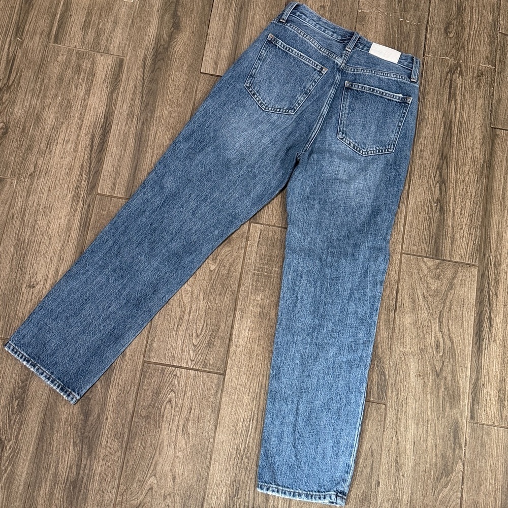 Pistola Women’s High Rise Straight Blue Jeans - Picture 4 of 7